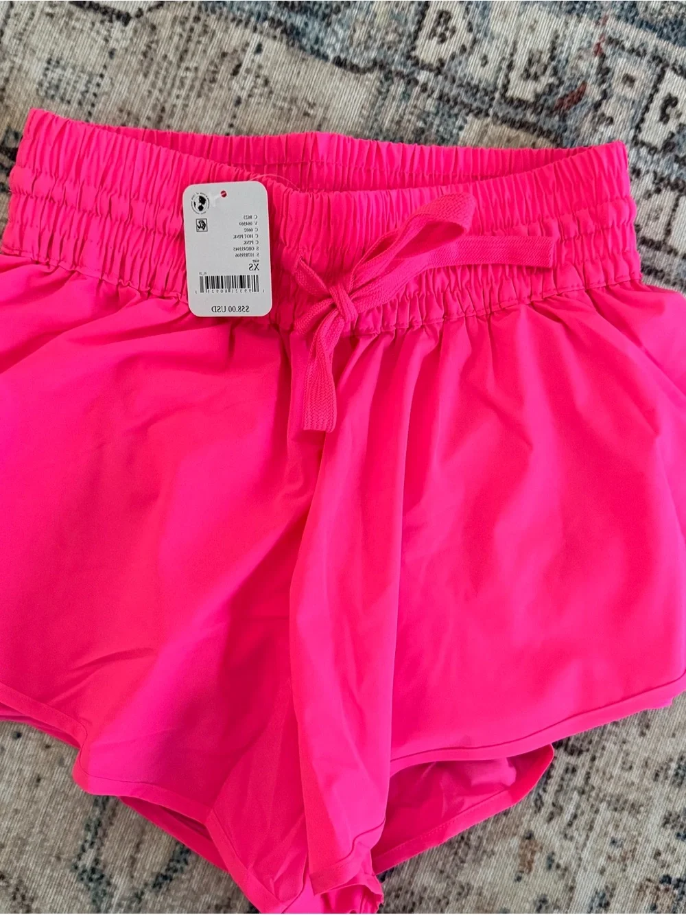 Free People Wild Bloom 2-in-1 Shorts - Hot Pink